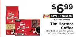 ShopRite Tim Hortons Coffee offer