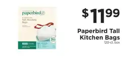ShopRite Paperbird Tall Kitchen Bags offer