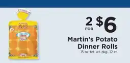 ShopRite Martin's Potato Dinner Rolls offer