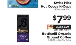 ShopRite Botticelli Organic Ground Coffee offer