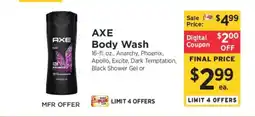 ShopRite Axe Body Wash offer