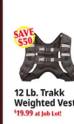 Ocean State Job Lot Trakk Weighted Vest offer