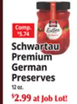 Ocean State Job Lot Schwartau Premium German Preserves offer