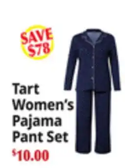 Ocean State Job Lot Tart Women's Pajama Pant Set offer