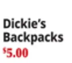 Ocean State Job Lot Backpacks offer