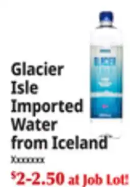 Ocean State Job Lot Glacier Isle Imported Water from Iceland offer