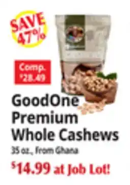 Ocean State Job Lot Premium Whole Cashews offer