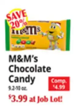 Ocean State Job Lot Chocolate Candy offer