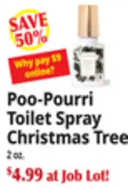 Ocean State Job Lot Toilet Spray Christmas Tree offer