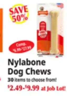 Ocean State Job Lot Dog Chews offer