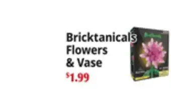 Ocean State Job Lot Bricktanicals Flowers & Vase offer