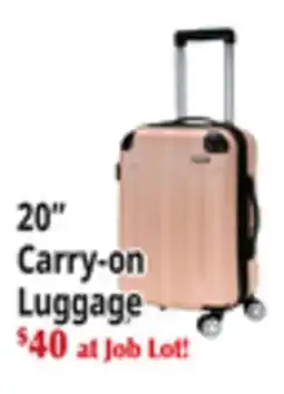 Ocean State Job Lot 20 Carry-on Luggage offer