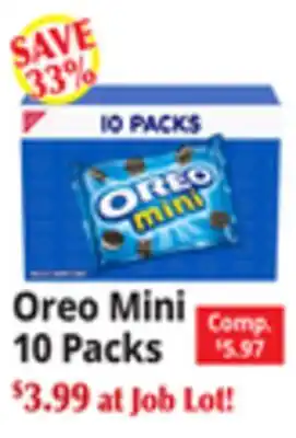 Ocean State Job Lot Mini 10 Packs offer