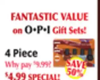 Ocean State Job Lot O.P.I Gift Sets! offer