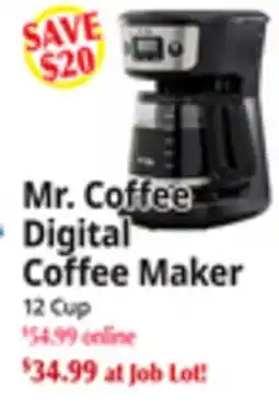 Ocean State Job Lot Digital Coffee Maker offer