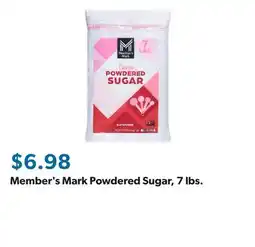 Sam's Club Member's Mark Powdered Sugar, 7 lbs offer