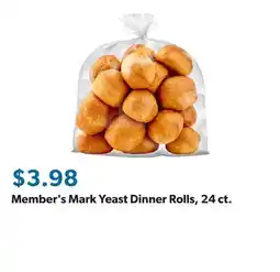 Sam's Club Member's Mark Yeast Dinner Rolls, 24 ct offer