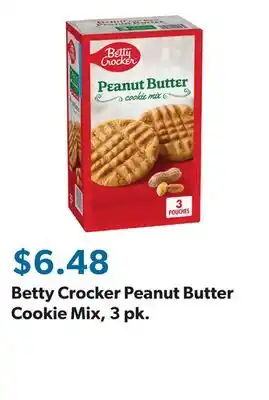 Sam's Club Betty Crocker Peanut Butter Cookie Mix, 3 pk offer