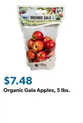 Sam's Club Organic Gala Apples, 5 lbs offer