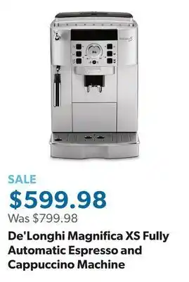 Sam's Club De'Longhi Magnifica XS Fully Automatic Espresso and Cappuccino Machine offer