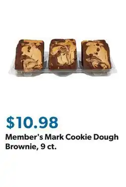 Sam's Club Member's Mark Cookie Dough Brownie, 9 ct offer