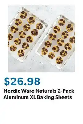 Sam's Club Nordic Ware Naturals 2-Pack Aluminum XL Baking Sheets offer