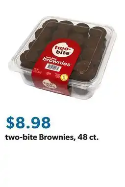 Sam's Club two-bite Brownies, 48 ct offer