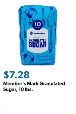 Sam's Club Member's Mark Granulated Sugar, 10 lbs offer