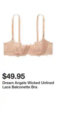 Victoria's Secret Dream Angels Wicked Unlined Lace Balconette Bra offer