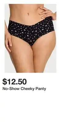Victoria's Secret No-Show Cheeky Panty offer
