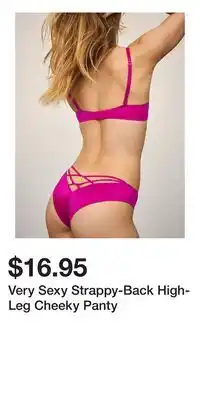 Victoria's Secret Very Sexy Strappy-Back High-Leg Cheeky Panty offer