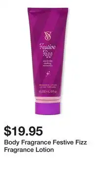 Victoria's Secret Body Fragrance Festive Fizz Fragrance Lotion offer