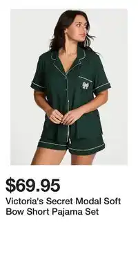 Victoria's Secret Victoria's Secret Modal Soft Bow Short Pajama Set offer