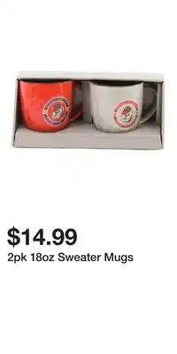 TJ Maxx 2pk 18oz Sweater Mugs offer