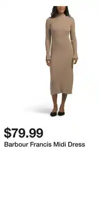 TJ Maxx Barbour Francis Midi Dress offer