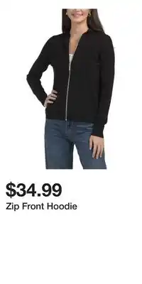 TJ Maxx Zip Front Hoodie offer