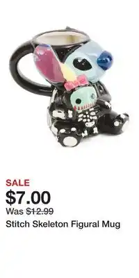TJ Maxx Stitch Skeleton Figural Mug offer