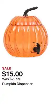 TJ Maxx Pumpkin Dispenser offer