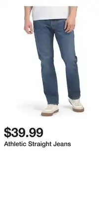 TJ Maxx Athletic Straight Jeans offer