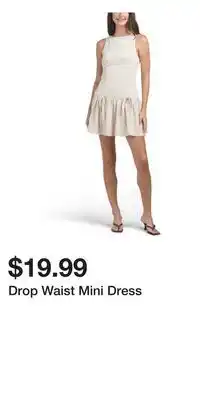 TJ Maxx Drop Waist Mini Dress offer