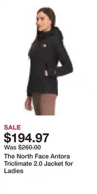Cabela's The North Face Antora Triclimate 2.0 Jacket for Ladies offer