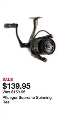Cabela's Pflueger Supreme Spinning Reel offer