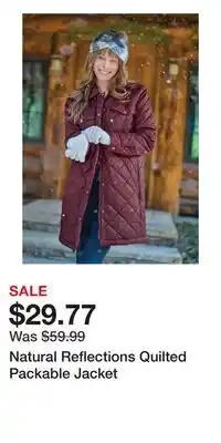 Cabela's Natural Reflections Quilted Packable Jacket offer