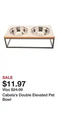 Cabela's Cabela's Double Elevated Pet Bowl offer