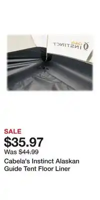 Cabela's Cabela's Instinct Alaskan Guide Tent Floor Liner offer
