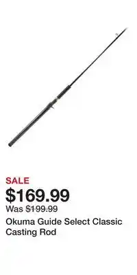 Cabela's Okuma Guide Select Classic Casting Rod offer