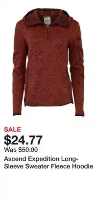 Cabela's Ascend Expedition Long-Sleeve Sweater Fleece Hoodie offer