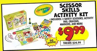 Ollie's SCISSOR SKILLS ACTIVITY KIT offer
