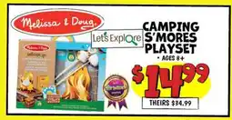 Ollie's Melissa & Doug. CAMPING S'MORES PLAYSET offer