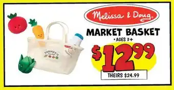 Ollie's Melissa MARKET BASKET offer